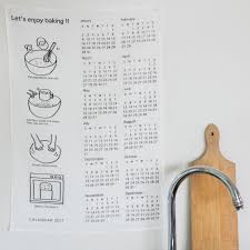 2017 Calendar Cloth Baking Products Calendar Ui