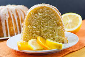 Lemon Orange Pound Cake gambar png