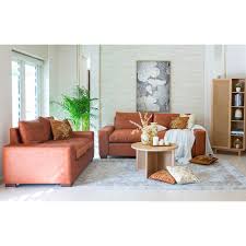 lindsey 3 2 fabric sofa set tan