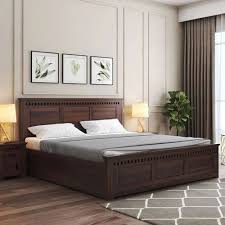 engineered wood wooden double bed