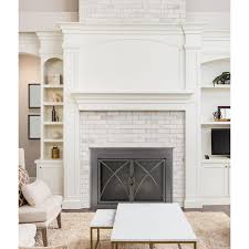 Pleasant Hearth Albus Small Glass Fireplace Doors