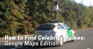 celebrity homes google maps to the rescue