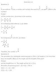 Linear Equations In One Variable