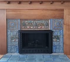 Crafts Tile Fireplace Kitchen Backsplash