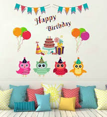 happy birthday wall sticker decal for