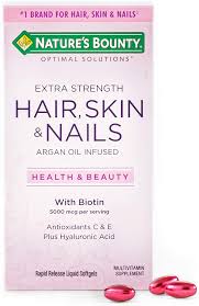 The 15 best vitamins for skin. Amazon Com Extra Strength Hair Skin And Nails Vitamins By Nature S Bounty Optimal Solutions With Biotin And Vitamin B Supports Skin And Hair Health 150 Count Health Personal Care