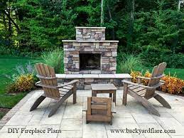 Pima Diy Outdoor Fireplace Plan