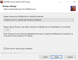 how to create an ftp server using filezilla