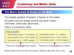 58 Skillful Metric Length System Chart