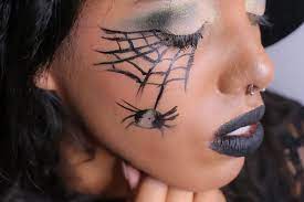 spider web makeup from fresh face to
