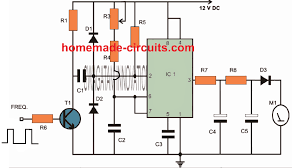 Instead of a slotted sensor , it has a reflection based sensor. 10 Led Tachometer Circuit Homemade Circuit Projects