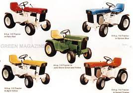 john deere custom color lawn tractors