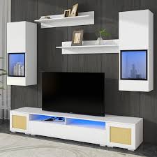 Calnod Floating Tv Stand With 5 Storage