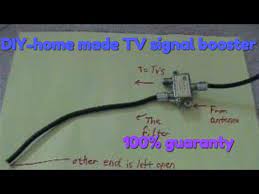 Diy Home Made Cable Tv Signal Booster