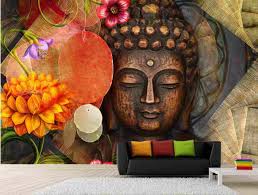 4,429 free images of buddha. Kayra Decor Lord Buddha 3d Wallpaper Print Decal Deco Indoor Wall Mural Height 7ft X Width 9ft Amazon In Home Improvement
