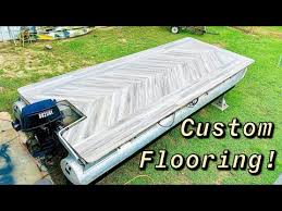 custom flooring on my pontoon boat