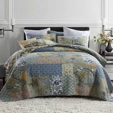 100 cotton quilted bedspread