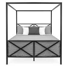 Queen Size 4 Post Canopy Bed Frame In