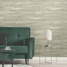 Metallic Sage Textured Wallpaper
