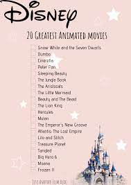 However, 2020 is looking if you love animated movies and can't wait for what 2020 will bring, look no further. Disney Movie Watchlist In 2020 Disney Movies To Watch Disney Original Movies Disney Movies List