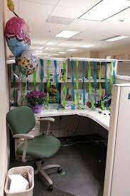 office birthday decor get out the