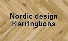 nordic style herringbone design