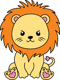 baby lion cartoon drawing baby lion
