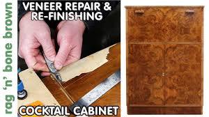 veneer repair refinishing furniture