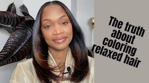 coloring bleaching relaxed hair
