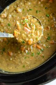slow cooker split pea soup valerie s