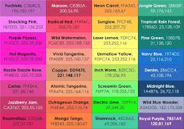 Complete List Of Current Crayola Crayon Colors Jennys