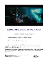 frankenstein and bladerunner sample essays speechlanguage    