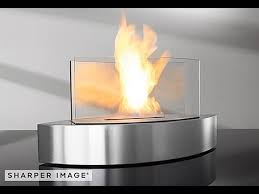 Tabletop Fireplace By Sharper Image