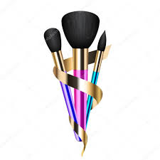 vector ilration of colorful make up