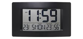 Jumbo Digital Wall Clock With Calendar