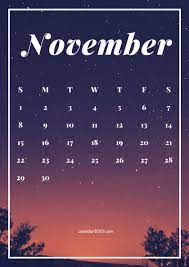 iPhone November 2020 calendar wallpaper ...