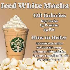 iced white mocha the macro barista