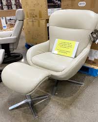 Video home maurice chair and ottoman. Costco Does It Again Leather Swivel Chair With Ottoman 399 99 Costco Costcodoesitagain Facebook