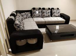 6 seater velvet living room corner sofa