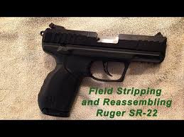 ruger sr22 pistol disembly and