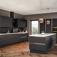 aluminium profile kitchen cabinet design
