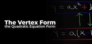 The Vertex Form The Quadratic Equation