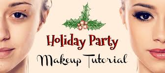 holiday party makeup tutorial qc