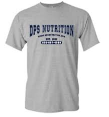 dps nutrition t shirt gray um