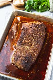 slow cooked oven roasted beef brisket
