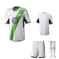 Vfl wolfsburg trikot, luiz gustavo signiert, wölfe, neu, autogramm, fußball, l. Bild Vfl Wolfsburg Heim Outfit Trikot Front Back Socken Hose 2013 14 Von Adidas