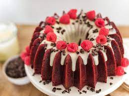 the best red velvet bundt cake with