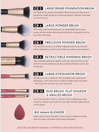 essential makeup brush set the