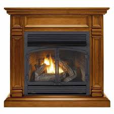 Duluth Forge Dual Fuel Ventless Fireplace 32 000 Btu Remote Control Apple Spice Finish