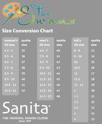 Sanita Clogs Size Chart In 2019 Fashion Sanita Clogs